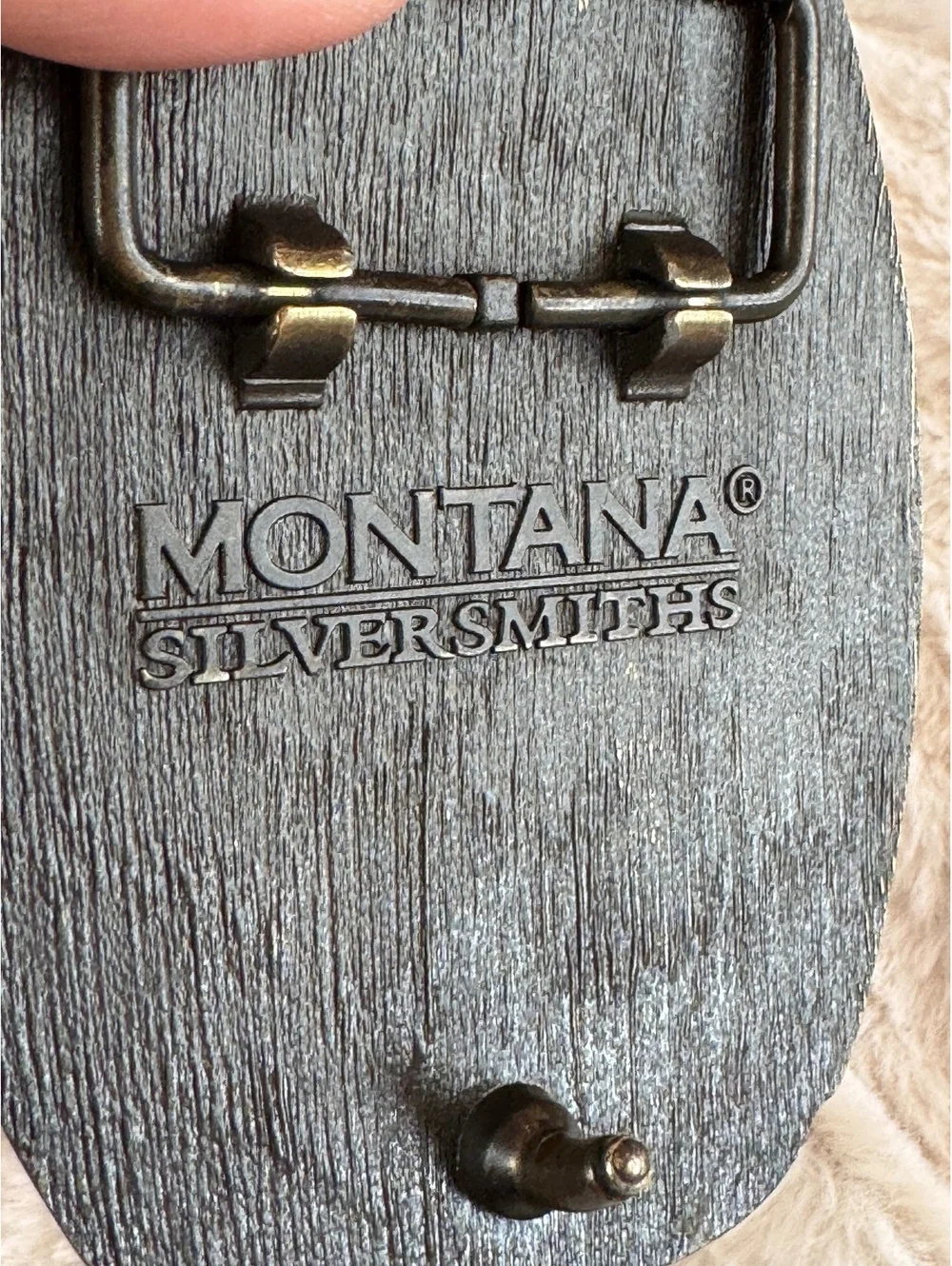 Montana Silversmiths Don't Tread On Me America Belt Buckle Vintage Metal